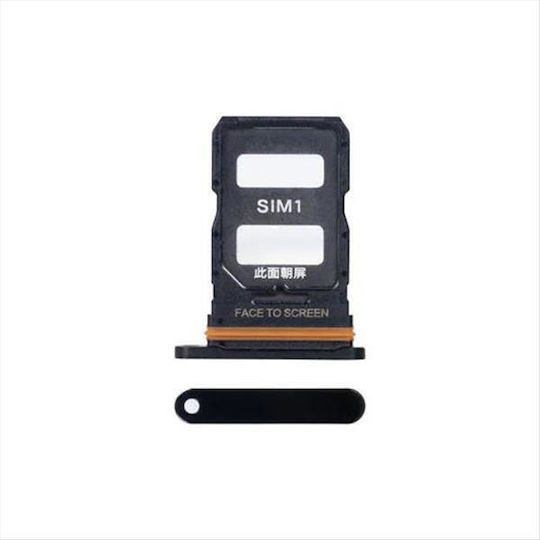 Sim-Kartenhalterung Schwarz für XIAOMI 12 LITE 5G