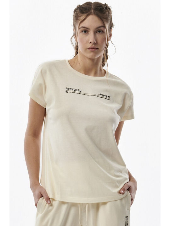 Body Action Γυναικείο Αθλητικό T-shirt Λευκό