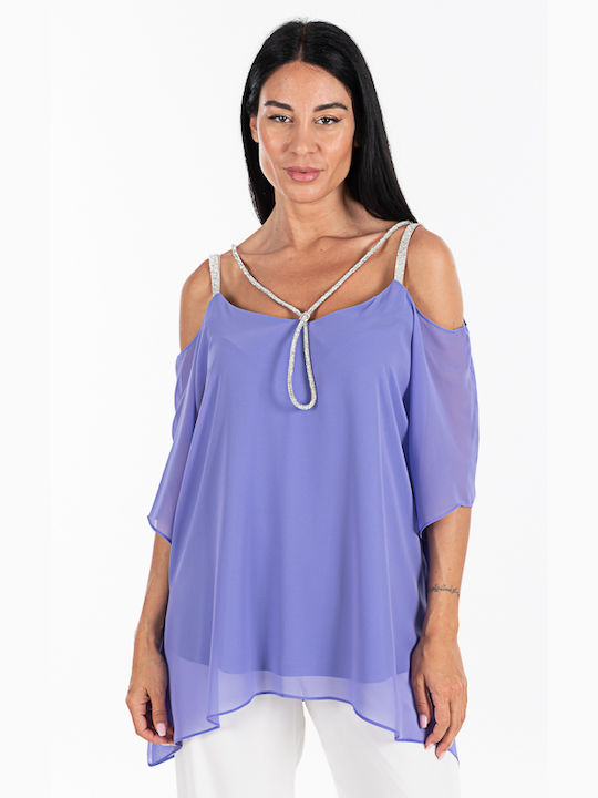 Siderati Damen Bluse Lila