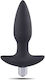 Anal Plug with Vibration Black