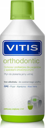 Vitis Orthodontic Στοματικό Διάλυμα κατά της Πλάκας 500ml