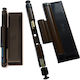 Cal Doublex-S Lock for Swing Doors Brown
