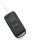 CarGuard Car Key Shell with Blade with 2 Buttons for Mercedes Benz