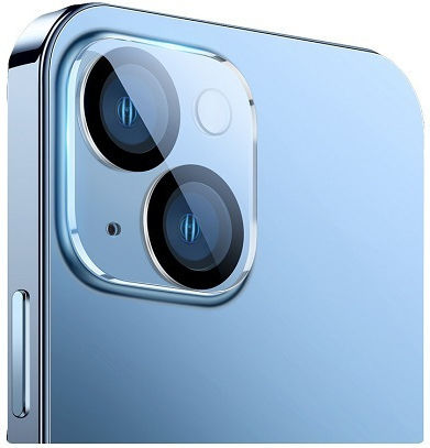 Full Kameraschutz Gehärtetes Glas Transparent für das iPhone 15