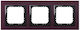 Ospel Switch Frame 3 Positions Vertical Installation in Purple Color R-3YGC 61 25