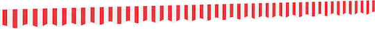 Vidaxl Replacement Mesh Fabric Striped Red White 4m Red