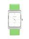 Extreim Watch with Green Leather Strap