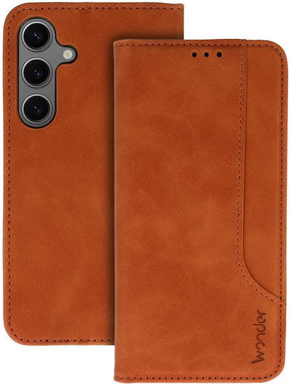 Wonder Brieftasche Synthetisches Leder / Leder Braun (Redmi Note 11 Pro)