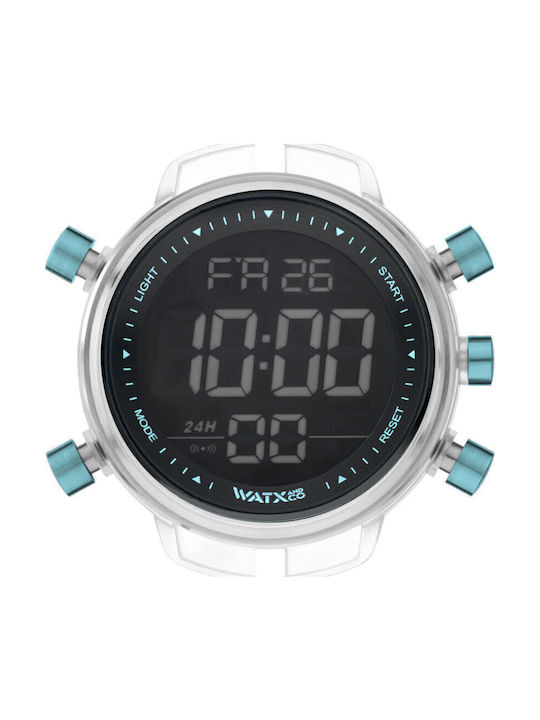 WATX & CO Ψηφιακό Γυναικείο Ρολόι 49mm Μπαταρίας