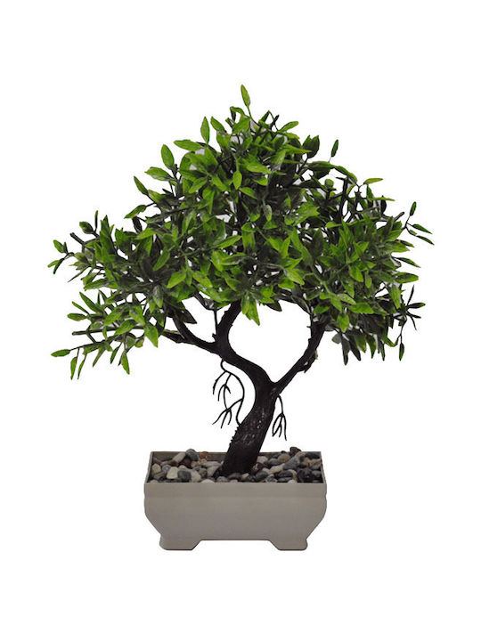 Sidirela Dekorative Künstliche Pflanze Bonsai Grün 1Stück
