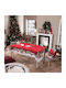 Teoran Rudolph Christmas Tablecloth Fabric L140xW220cm.