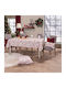 Teoran Christmas Tablecloth Fabric L135xW135cm.