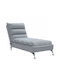 Recliner Stoff Gray L133.5xW56xH74cm