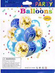 Set of 12 Balloons Gold 30cm