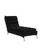 Recliner Stoff Schwarz L133.5xW56xH74cm