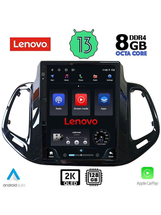 Lenovo Ηχοσύστημα Αυτοκινήτου 2DIN με Clima (Bluetooth/USB/WiFi/GPS)