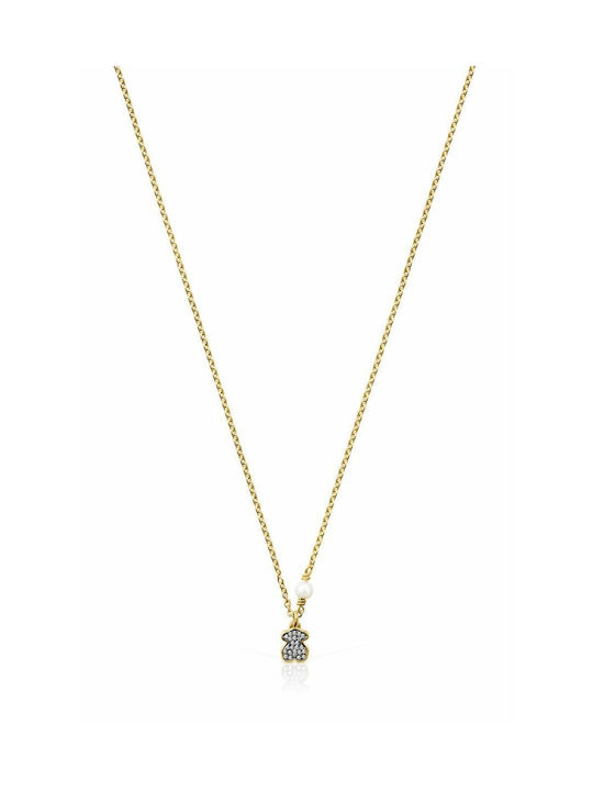 Tous Necklace from Gold Plated Silver