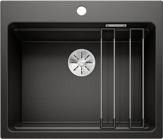 Blanco Ένθετος Νεροχύτης Inox Μ60xΠ51cm Μαύρος