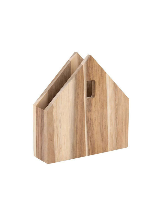 Raeder Wooden Napkin Holder Brown 16x15.5cm