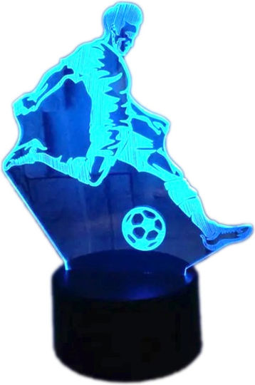 Διακοσμητικό Φωτιστικό LED RGB 3D Illusion 3εκ.