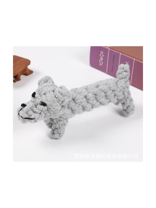 Dog Toy Knitted Dog Size 19cm