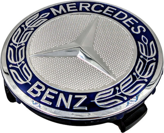 Zero-Wheel Capace Centru Roată Mercedes Benz cu Diametru Interior 75mm Roșu 1buc