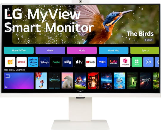 LG MyView 32SR85U-W IPS HDR Smart Monitor 31.5" 4K 3840x2160 With Response Time 5ms GTG White