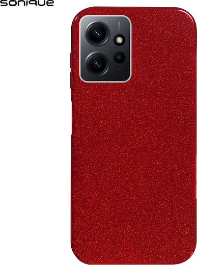 Sonique Shiny Back Cover Σιλικόνης / Πλαστικό Κόκκινο (Redmi Note 12 4G)