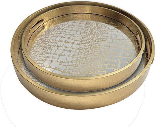 Zaros HE411 Polyresin Decorative Tray