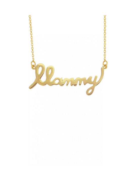 Necklace Gold 9k Mommy