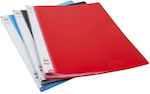 Noki Clipboard Flexible with 10 plastic sleeves Slides for Paper A4 Transparent 1pcs