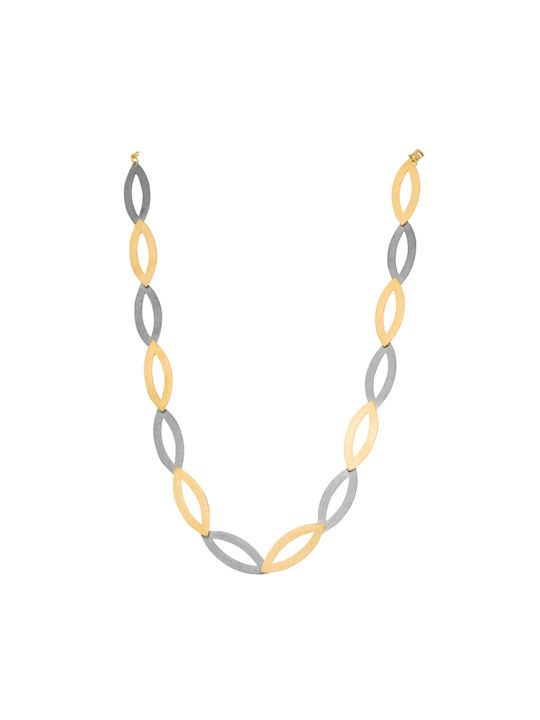 Bizoutaki Halskette aus Vergoldet Silber