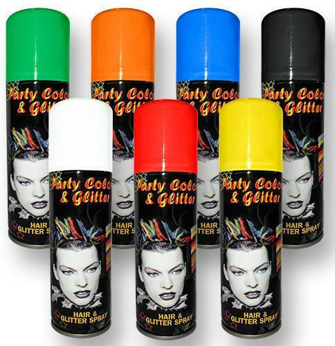 Spray de Păr de Carnaval 125ml Portocaliu