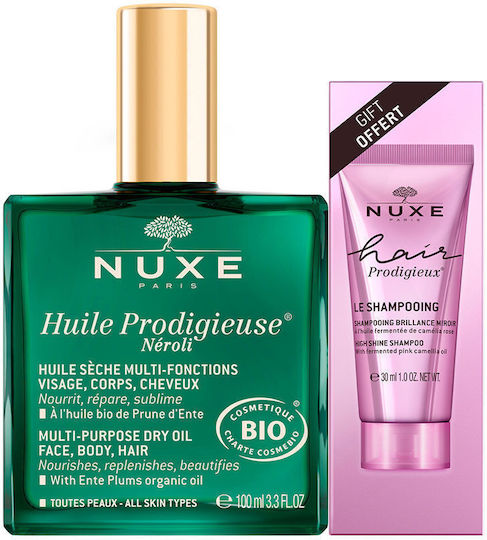 Nuxe Huile Prodigieuse Néroli Skin Care Set for Moisturizing 2pcs