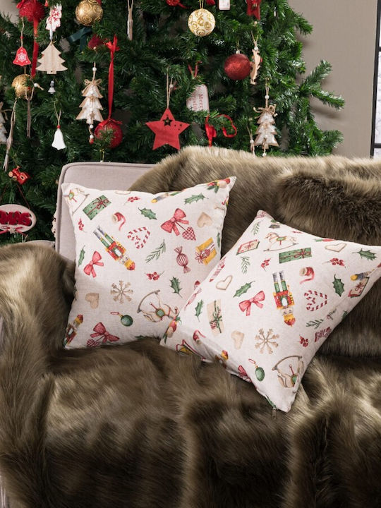 Teoran Christmas Decorative Rectangular Pillowcase 30x50cm