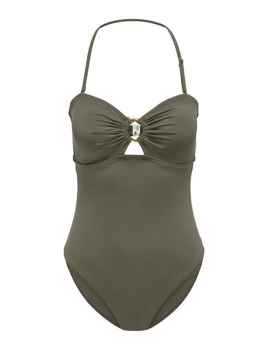 Only One-Piece Swimsuit Green