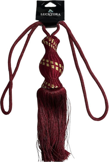 My Home Luxury Tie-Back made of Fabric Burgundy 1pcs