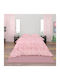 Dimcol Duvet Queen 220x240cm Premium Shadow 617 Pink 300 GSMGsm
