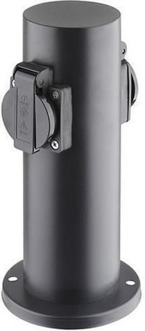 Solight Einzeln Steckdose Wasserdicht Schwarze