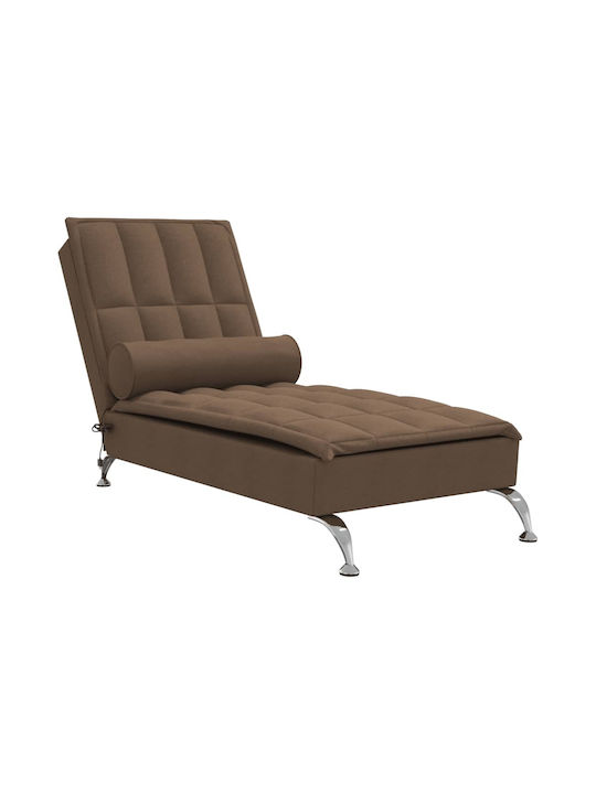 Recliner Stoff Braun L138xW56xH75cm