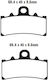 Artrax Motorcycle Brake Pads for Ktm DUKE