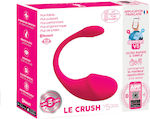 Le Crush Vibrator Ouă cu Telecomandă 18cm Fuchsia