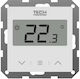 Tech Tech Wireless Room Thermostat Air Humidity Measurement F-8z 55 Mm Frame Systems White Stf-8zwh