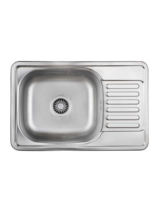 Steiner Drop-In Chiuvetă Oțel inoxidabil LxW Gri 5903242533518