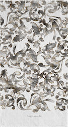 Guy Laroche Velour Printed Εκρού 175x100εκ.