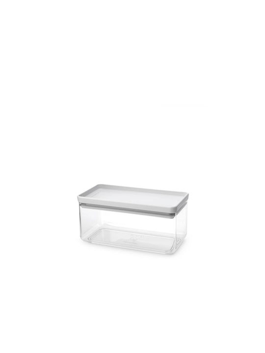 Brabantia Κουτί Γενικής Χρήσης με Καπάκι Πλαστικό Γκρι 1500ml