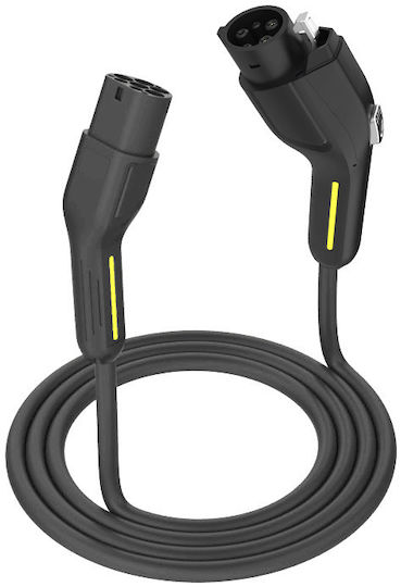 Andaiic Καλώδιο Φόρτισης Μονοφασικό 5m Type 2 - Type 1 32ATYPE1TYPE2