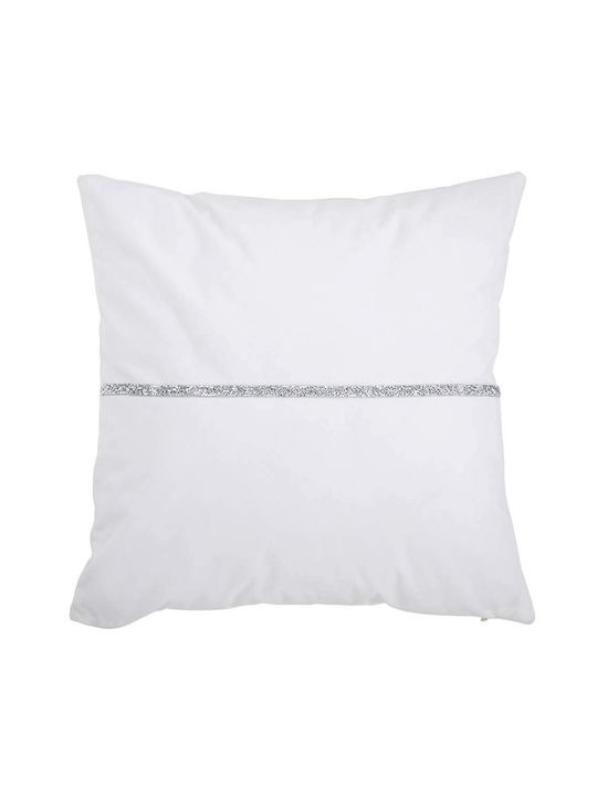 Antilo Textil Μαξιλάρι Καναπέ Blanco 45x45εκ.