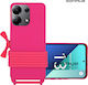 Sonique Back Cover Σιλικόνης 0.5mm με Λουράκι Φ...
