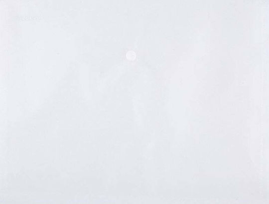 Donau Folder Transparent with Button for Paper A4